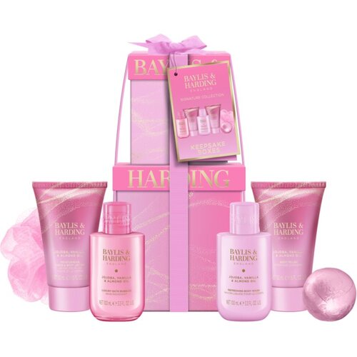 Baylis &amp;amp; Harding Jojoba, Vanilla &amp;amp; Almond Oil darilni set za telo z mandljevim oljem Slike