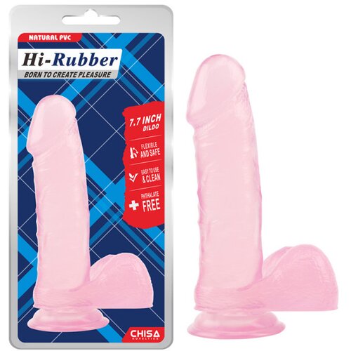  Realističan dildo sa testisima, Roze, 20 cm Cene