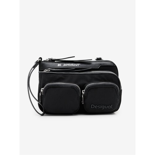 Desigual Black Womens Crossbody Handbag Pocketmas Linda - Women Slike