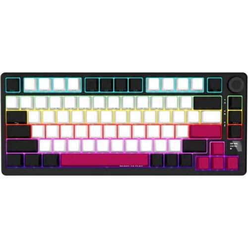 Lorgar tastatura KBP7075W, bežična 75% mehanička Gaming, crno crvena, EN layout Cijene