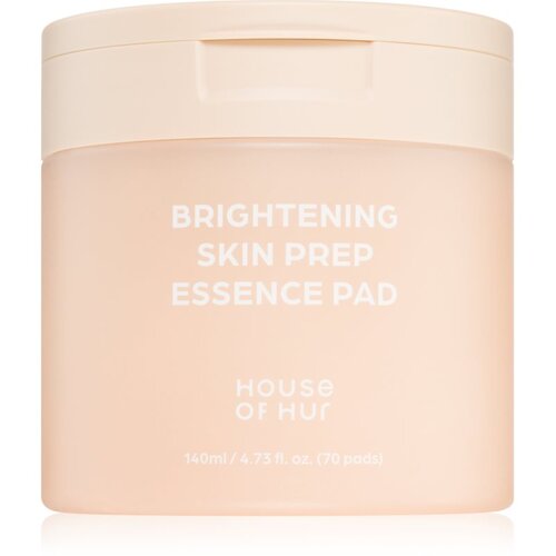 HOUSE OF HUR Brightening Skin Prep Essence Pad blazinice natopljene tonerom za ujednačavanje tena lica 140 ml Cijene