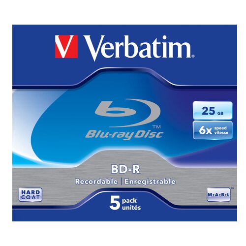 Verbatim BD-R Blu-Ray Disk SL 25 GB 6x običajna &scaron;katla Cene