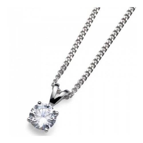 Oliver Weber simply one 925ag white zirkon lančić sa swarovski cirkonima ( 61119 ) Slike