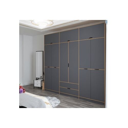 Hanah home Ormar Elina-8910, 277x253x52 cm, Antracit Slike