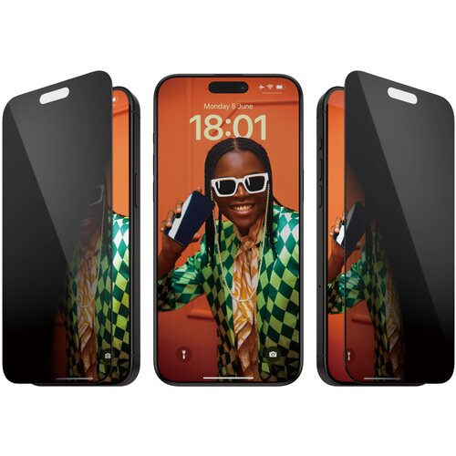 PanzerGlass iphone 15 pro max privacy uwf+aplikator Slike