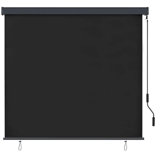 Rolo zavjesa Antracit 180 x 250 cm Tkanina i aluminij Slike