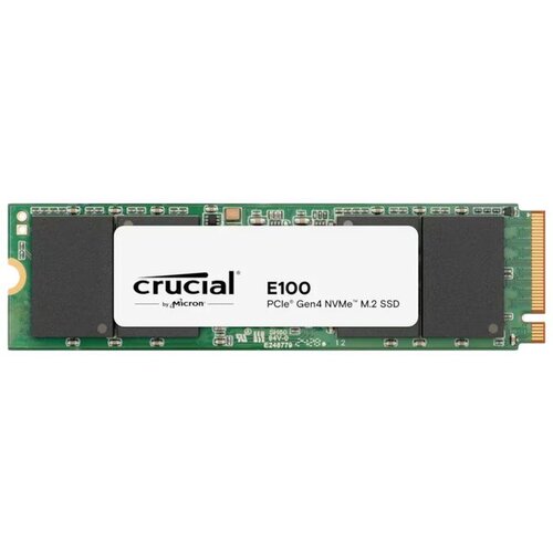 Crucial SSD E100 1TB PCIe Gen4 2280 NVMe M.2 Black Cene