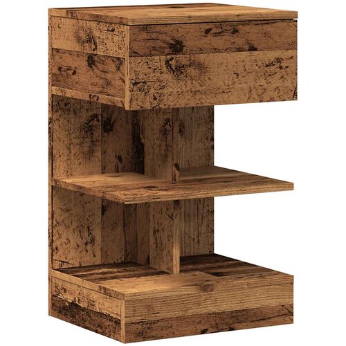 Maison Chic Nočna omarica - Nočna miza Old Wood 40x35x65 cm Inženirski les, (21690337) Cene