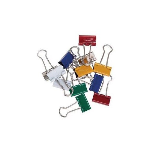 Maul Spenjalke za blok papirja, 19 mm, barvne 12 kos, (5000156407) Slike