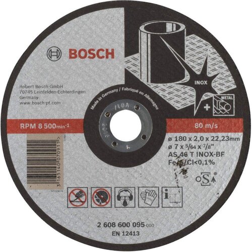 Bosch rezna ploča ravna Expert for Inox AS 46 T INOX BF, 180 mm, 2,0 mm - 2608600095 Cene