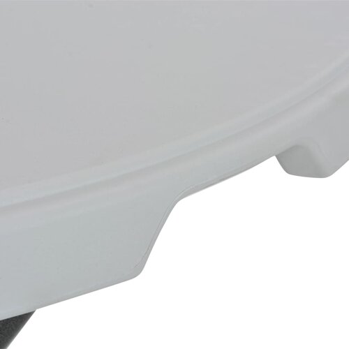 Sklopivi barski stol bijeli 80 x 110 cm HDPE Slike