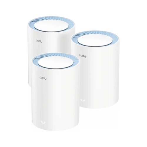 Cudy Acces Point M1200 (3-pack) V1.0, AC1200, MESH WIFI, 300MBPS/867MBPS, 3 komada, bijeli Slike