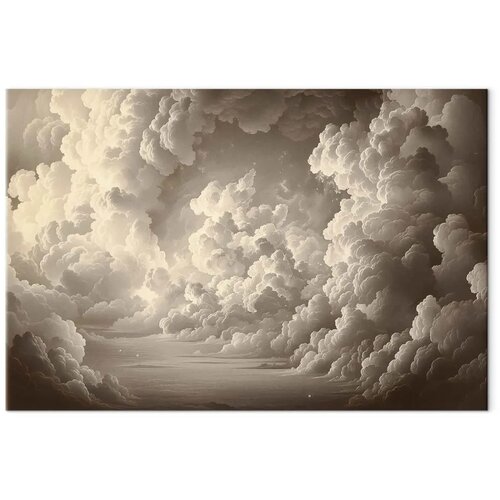  Slika - Whisper of Illuminated Clouds: Soft Play of Light in the Theater of the Heavens 30x20 Cijene