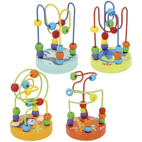 Tooky Toy Tooky igračka drvena edukativna motorička petlja, isprepleteni labirint Cene