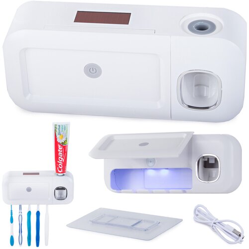  3V1 punjivi usb zidni dozator paste za zube i uv sterilizator četkica Cijene