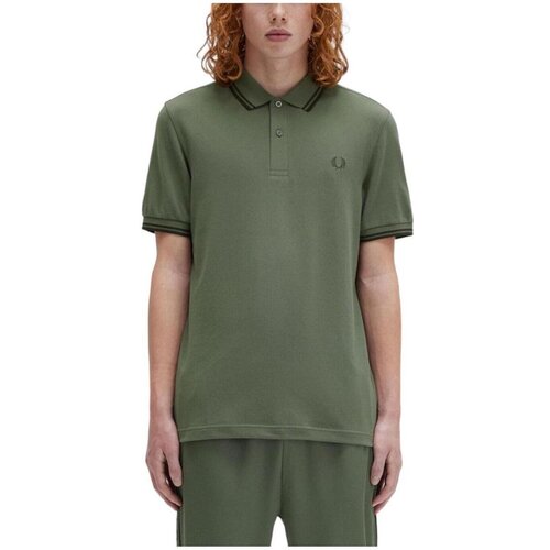 Fred Perry Majice s kratkimi rokavi - Kaki Cene