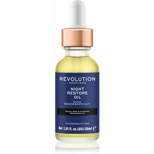 Revolution Night Restore Oil nočni oljni serum za izboljšanje videza kože 30 ml za ženske