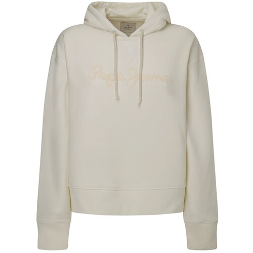 PepeJeans Sweater majica &amp;#039;Nanette&amp;#039; bež / bijela Slike