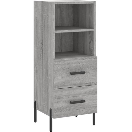 Maison Chic Komoda - Predalnik siva sonoma 34,5x34x90 cm inženirski les, (21716853) Slike