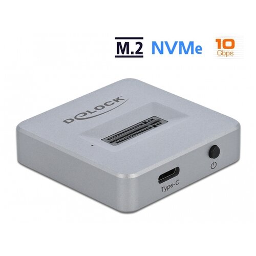 Delock Čitalec diskov USB 3.2 Gen2 Tip C za M.2 NVMe PCIe SSD 64000 Slike