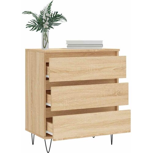  Komoda boja hrasta sonome 60 x 35 x 70 cm od konstruiranog drva Slike