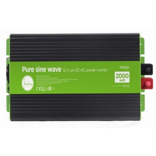 Gembird EG-PWC-PS2000-01 12V Cist sinusni inverter DC/AC 2000W + USB port, 4,65KG Slike