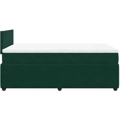  Krevet box spring s madracem tamnozeleni 120x190 cm bar&amp;scaron;unasti Slike