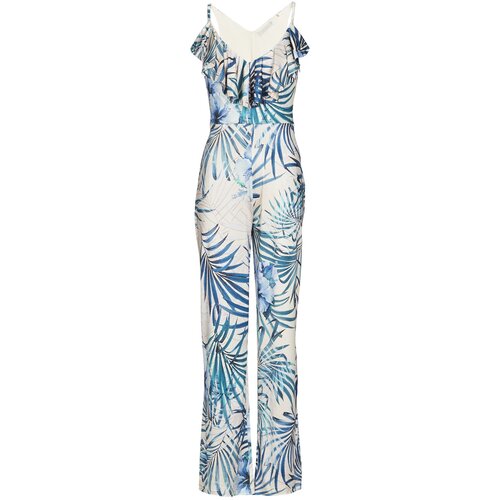 Guess Kombinezoni ALICE SLINKY OVERALL Modra Slike