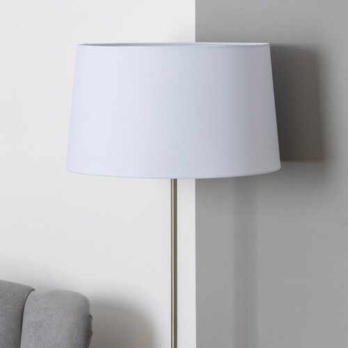  Brilagi - LED stojeća lampa CERIA 1xE27/40W/230V &amp;Oslash; 45 cm bela/mat hrom Slike