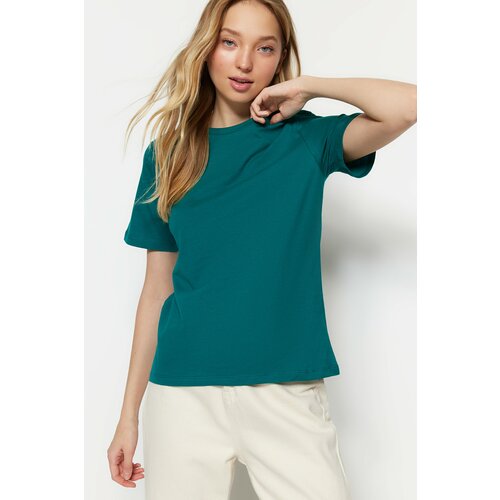 Trendyol T-Shirt - Green - Regular Slike