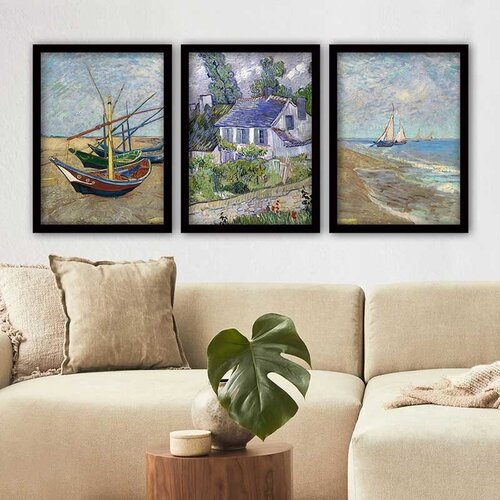 Wallity Set uramljenih slika 3SC_UN3864925, 3 Dela Cene