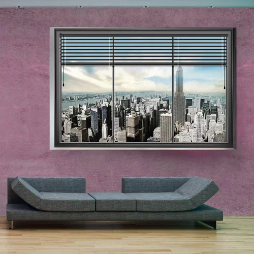  tapeta - New York window II 100x70