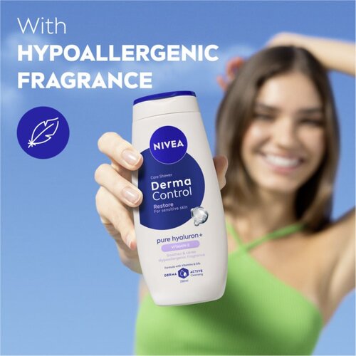 Nivea Derma Control Restore vlažilen gel za prhanje s hialuronsko kislino 250 ml Slike