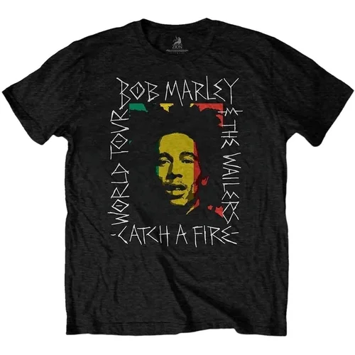 Bob Marley Košulja Rasta Scratch Unisex Black S