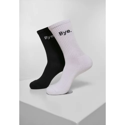 MT Accessoires HI - Bye Socks Short Pack 2-Pack Black/White