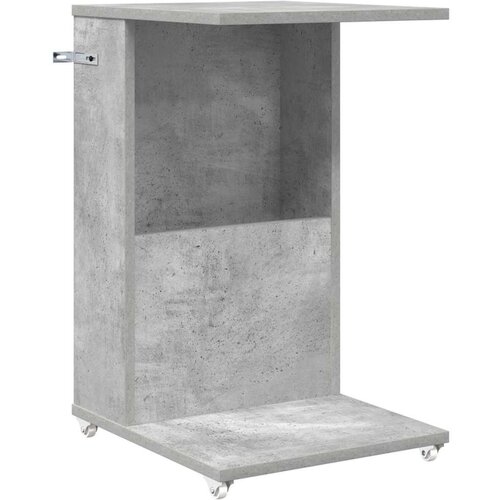  Bocni stol Betonski sivi 40 x 35 x 60 cm Konstruirano drvo Slike
