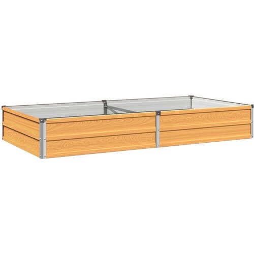  Povi&amp;scaron;eni vrtni krevet Prirodna 160 x 80 x 24 cm Slike