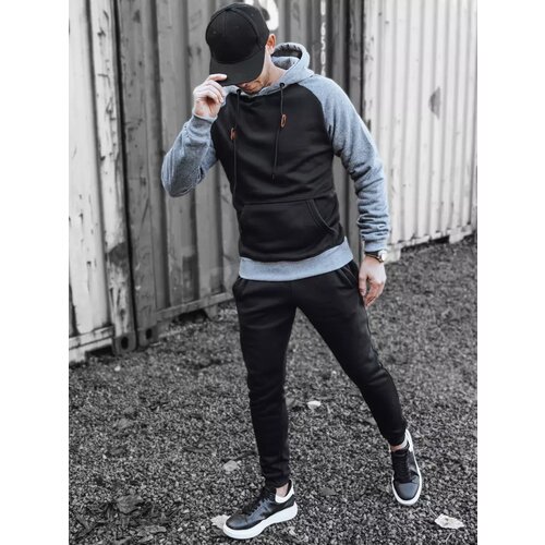 DStreet Men's black sweatshirt BX5488 Cene