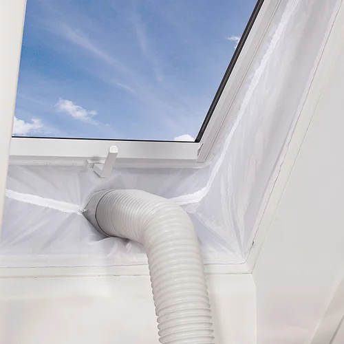 PROKLIMA tesnilo za okno hot air stop HT800 (poliester, širina: 40 cm, nepremočljivo, pralno, z zadrgo)