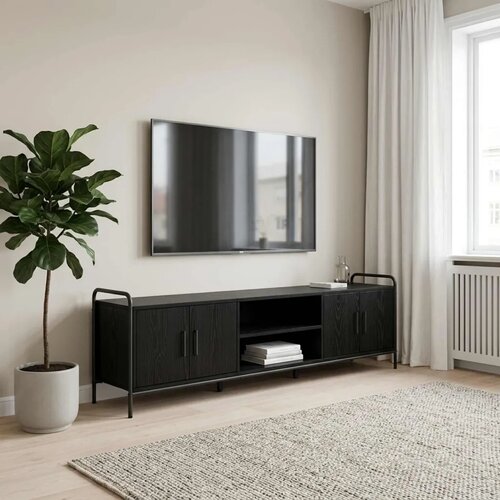  TV ormar 167 5 x 33 x 50 cm Crni hrast Konstruirano drvo - Crni hrast 167 5 x 33 x 50 cm Cijene