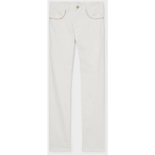 CA ženske farmerke, slim fit, sjajne, bele Cene