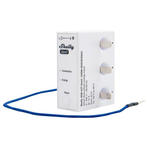 Shelly 3EM-63T Gen3 single-channel energy meter Cijene