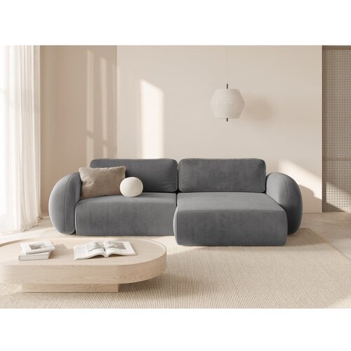 Cosmopolitan Design Tamno siva bar&amp;scaron;unasti sklopiva/s prostorom za odlaganje kutna garnitura Tonale &amp;ndash; Slike