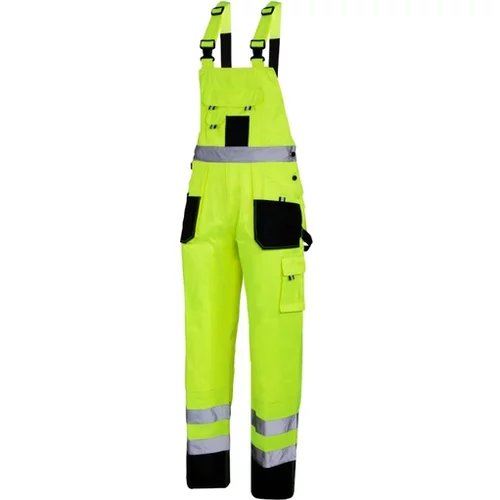 Lahti Pro visoko vidne delovne hlače z naramnicami XXL L4061405