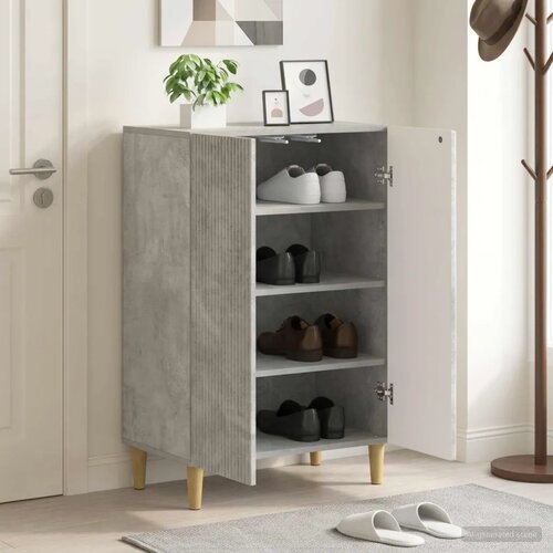  Ormar za cipele ARNHEM 59 5 x 39 5 x 90 cm Konstruirano drvo - Betonska siva Cijene