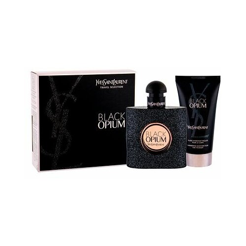 Yves Saint Laurent Poklon set za žene Black Opium EDP 50 ml + Svetlucavi hidratantni fluid 50 ml Cene