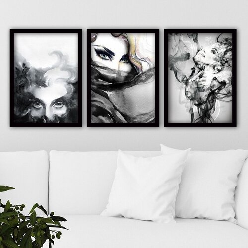 Wallity Set uramljenih slika 3SC44, 3 Dela Cene