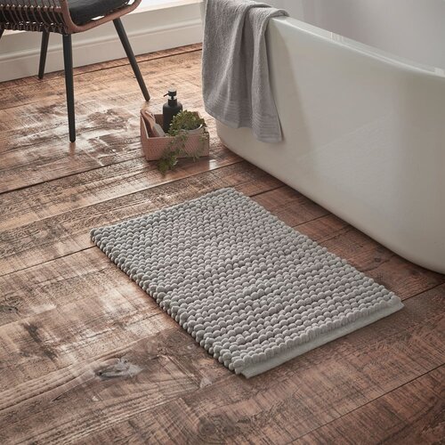 Bianca Siva kupaonska prostirka 50x80 cm Aspen Bobble – Cijene