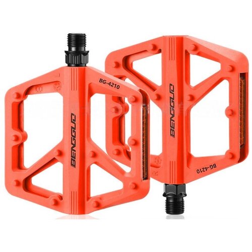 INF Nylon pedala za MTB – široka platforma, 10 žebljev, zatesnjeni ležaji Orange, (5000295637) Cene
