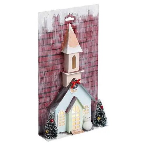Luna stop &amp, look: crkva od papira božićni ukras 17x5x30cm outlet Cijene